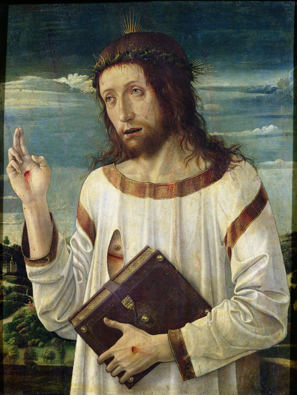 Christ Blessing by Giovanni Bellini