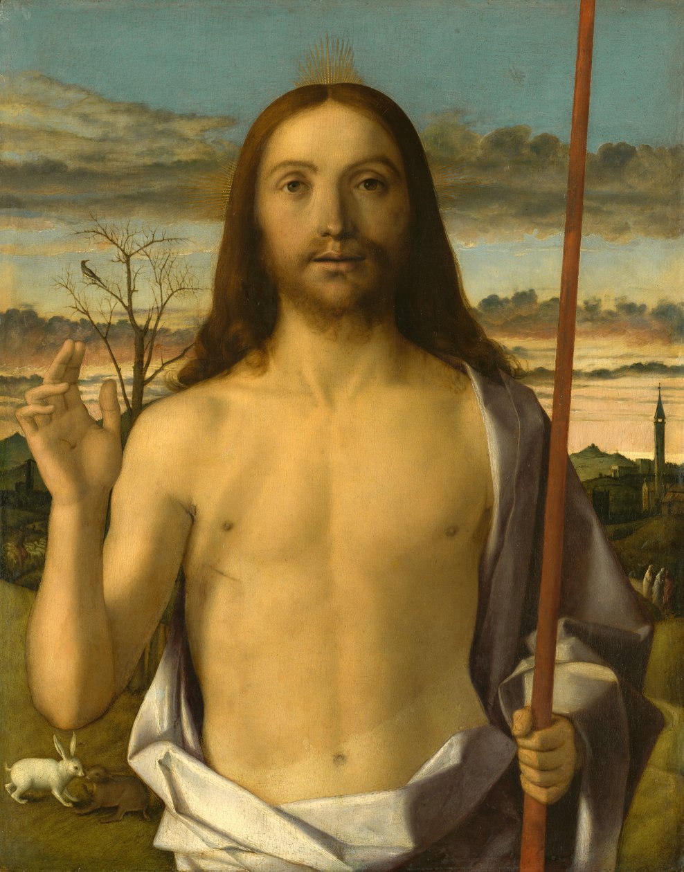 Christ Blessing by Giovanni Bellini