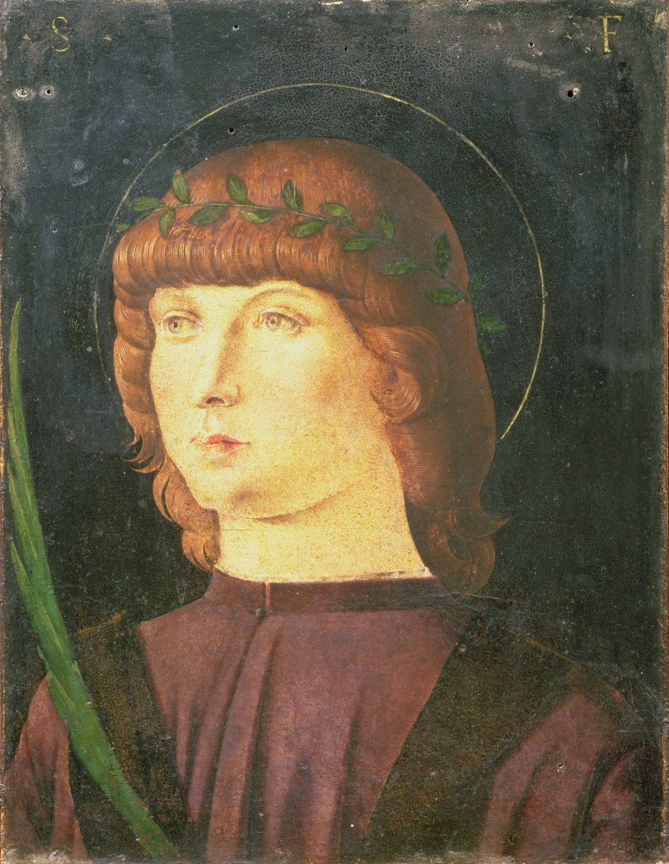 Portrait of St. Lawrence Giustiniani, Bishop of Venice by Giovanni Bellini