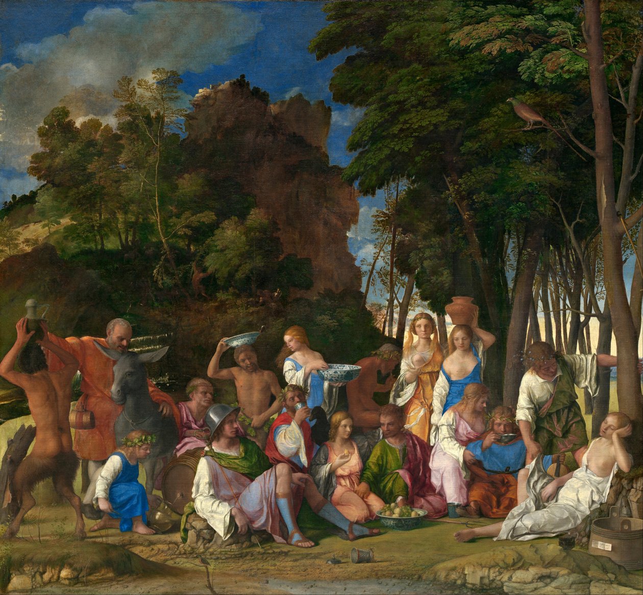 The Feast of the Gods by Giovanni Bellini