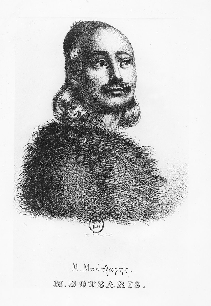 Markos Botzaris by Giovanni Boggi