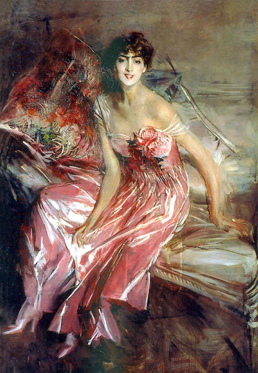 Lady in Pink by Giovanni Boldini