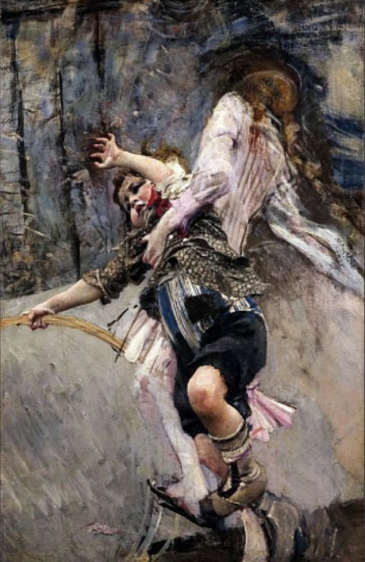 The Boy with a Hula Hoop by Giovanni Boldini