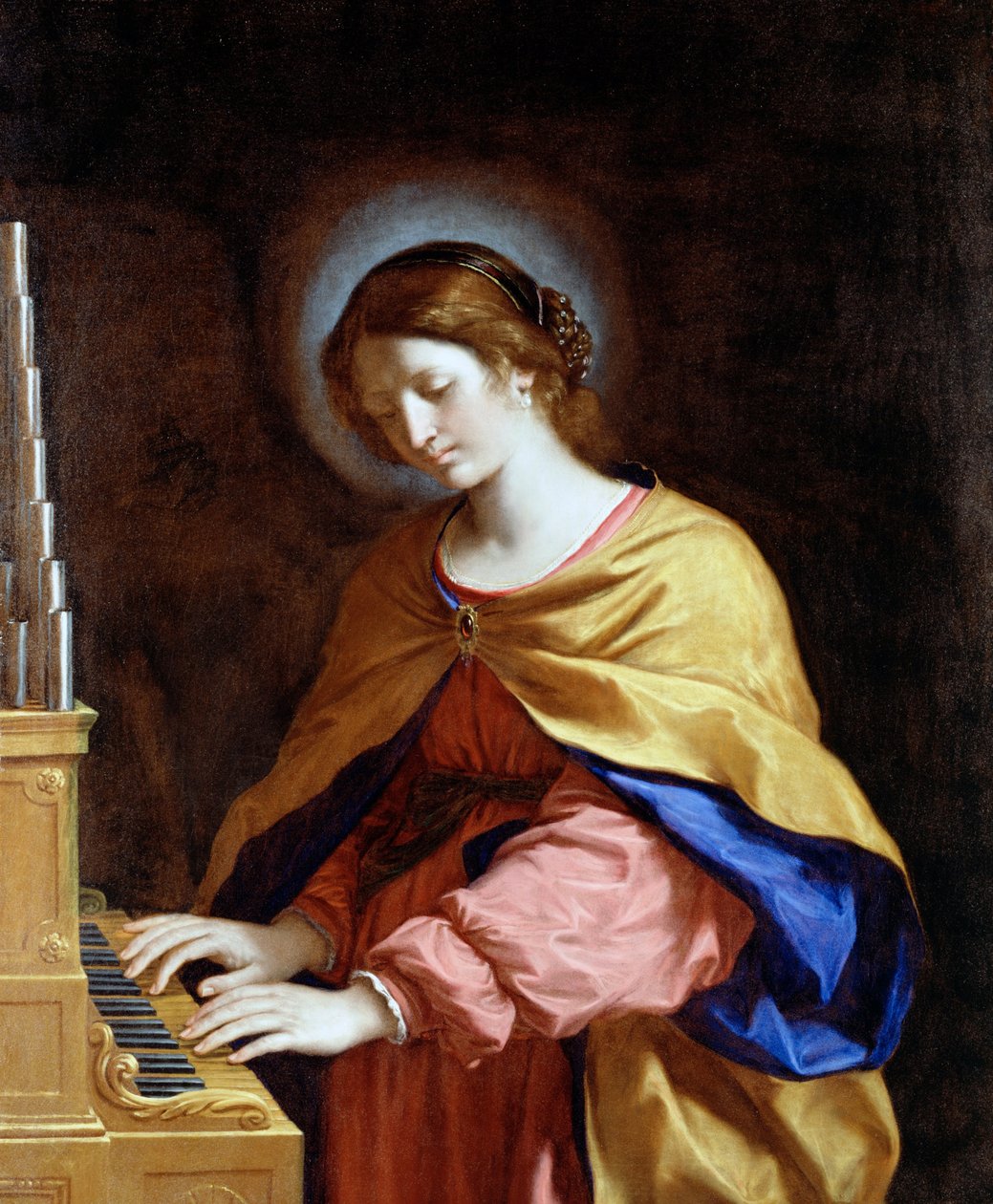 St. Cecilia by Giovanni Francesco Barbieri