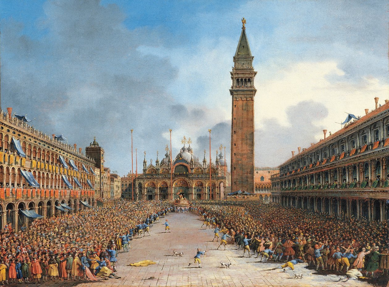 The Doge in the Pozzetto in Piazza San Marco by Giovanni Grubacs