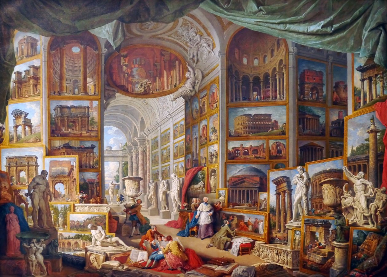 Gallery of Views of Ancient Rome by Giovanni Paolo Pannini