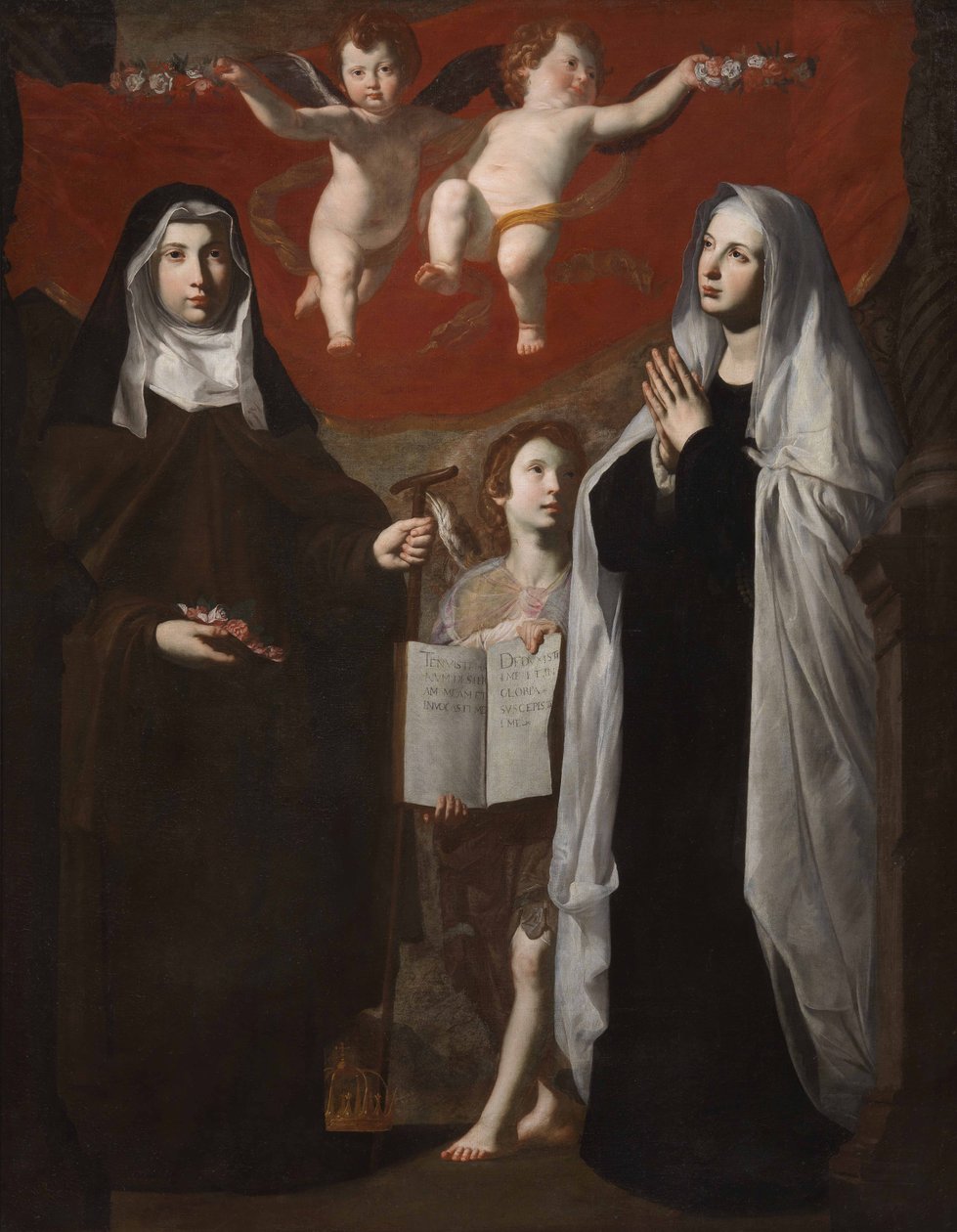 Saint Elizabeth and Saint Frances of Rome by Giovanni Ricca
