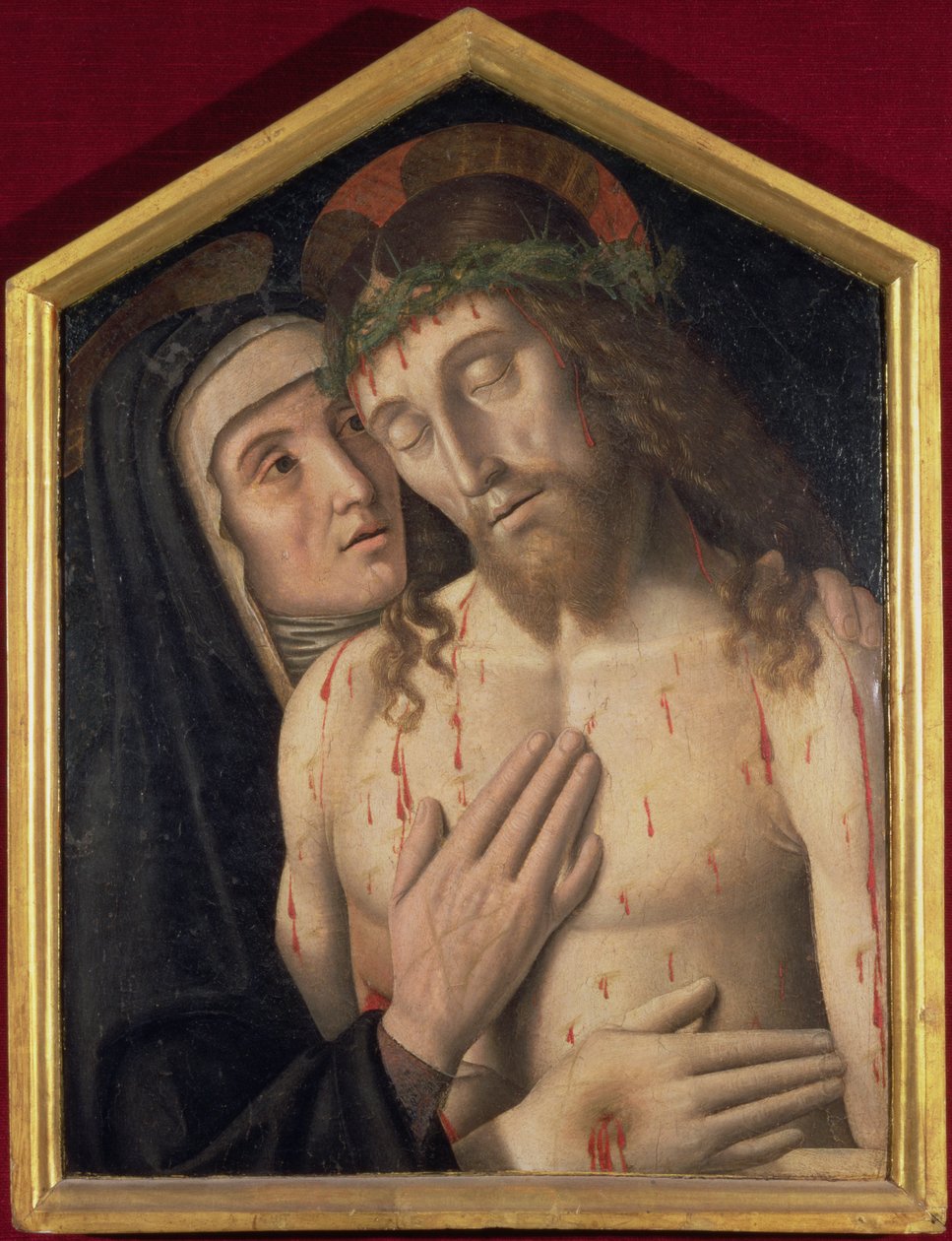 Lamentation of the Dead Christ by Giovanni Santi or Sanzio