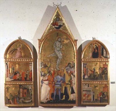 The Martyrdom of St. Sebastian Altarpiece by Giovanni di Niccolo del Biondo