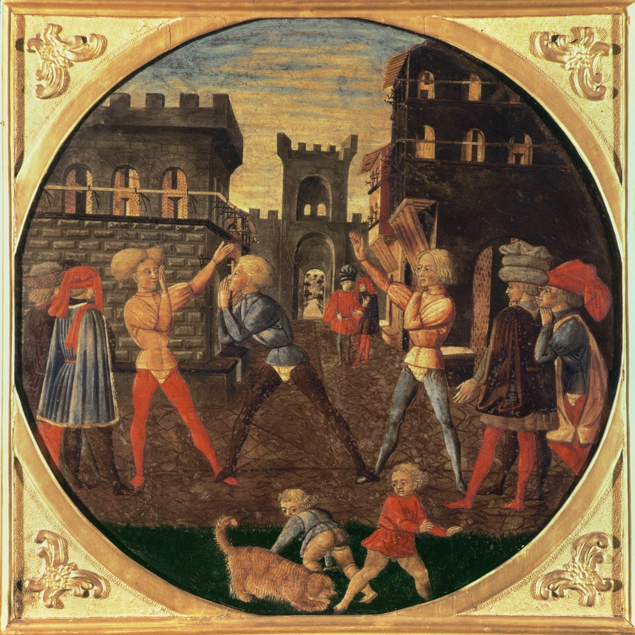 The Game of Civettino by Giovanni di Ser Giovanni
