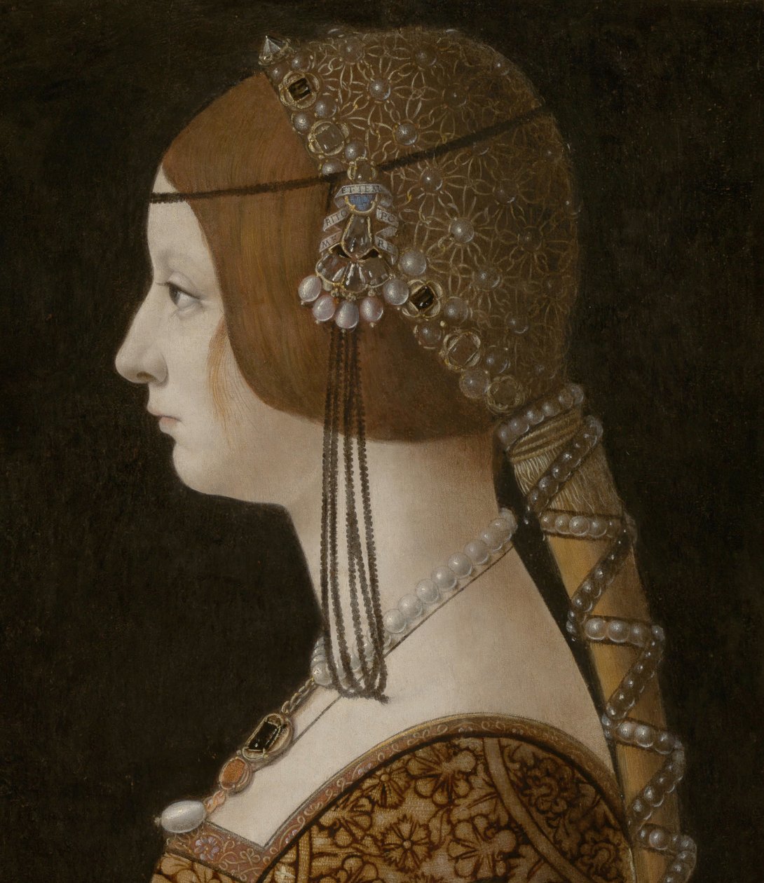 Blanca Maria Sforza by Giovanni Ambrogio de Predis