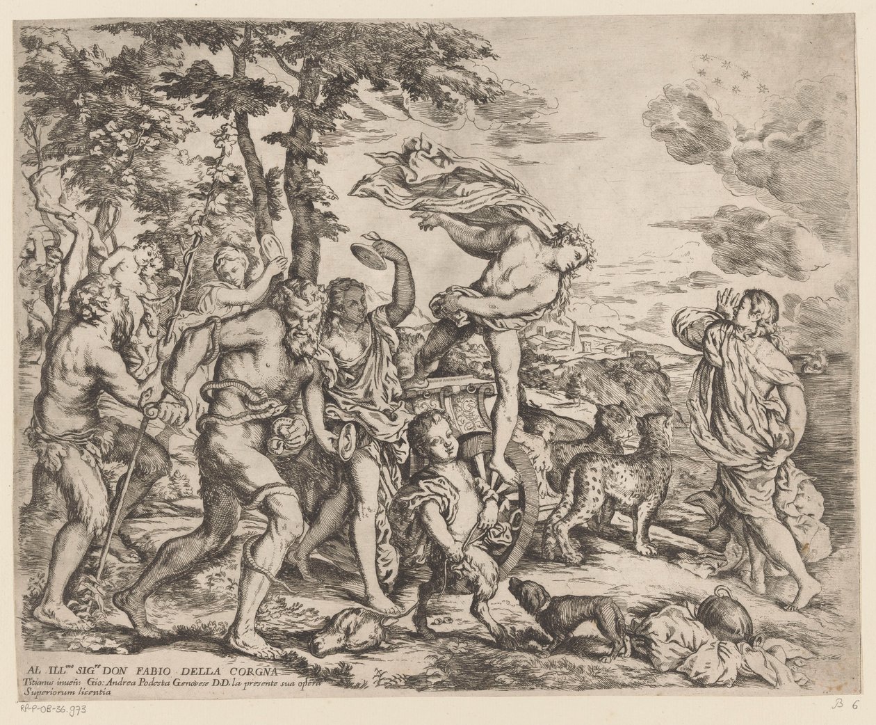 Bacchus Meets Ariadne on Naxos by Giovanni Andrea Podesta