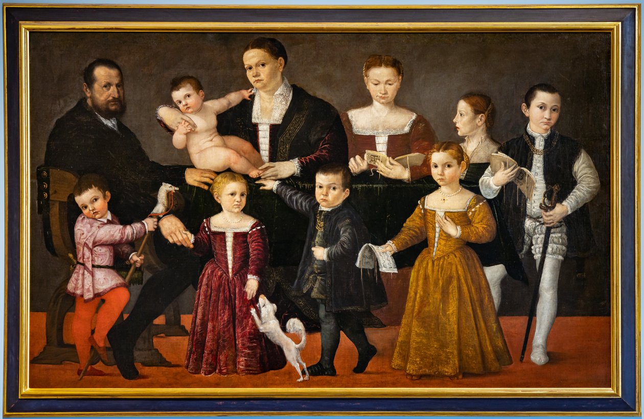 Portrait of the Valmarana Family by Giovanni Antonio Fasolo