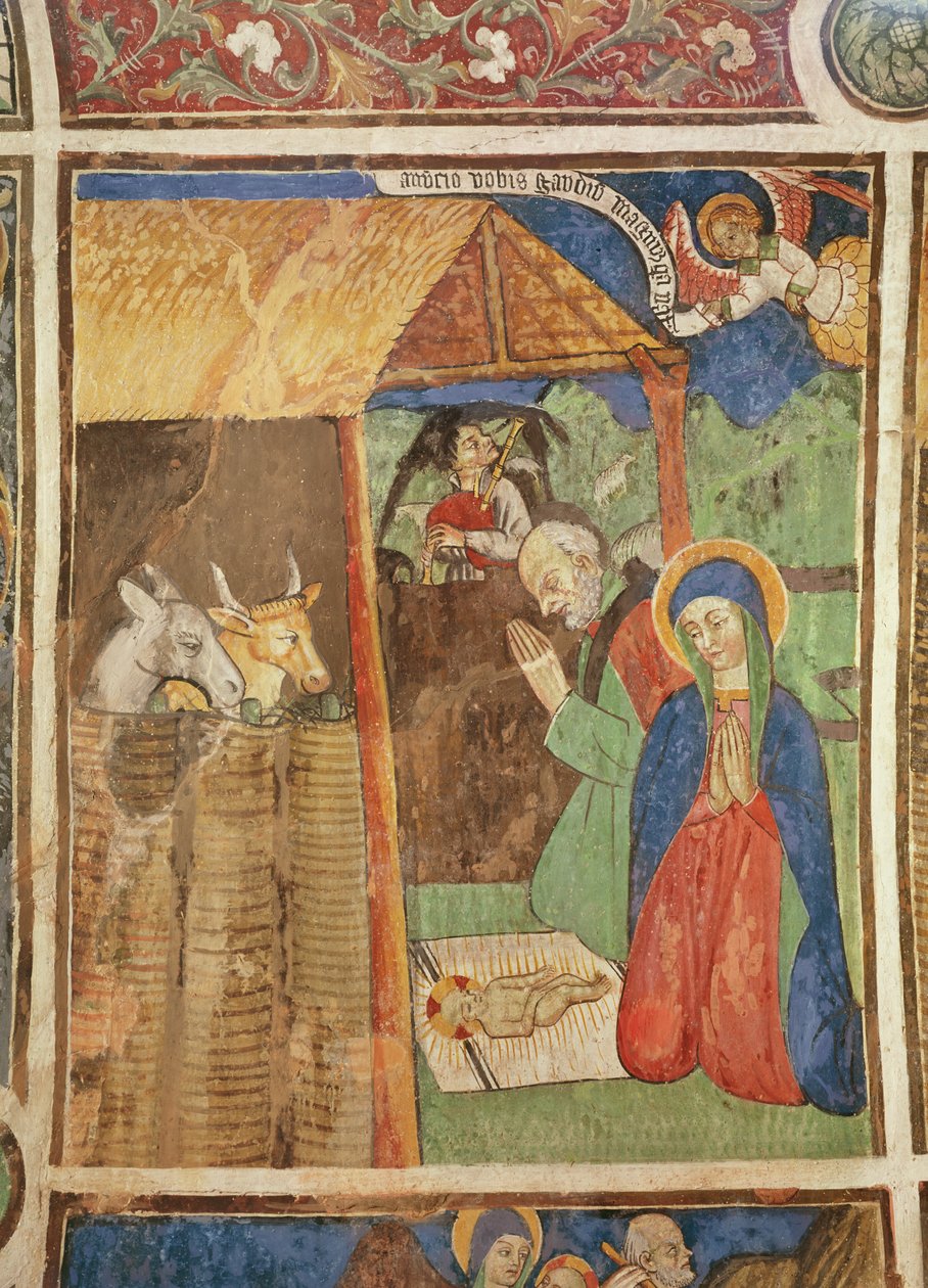The Nativity, c.1480 (fresco) by Giovanni Baleison