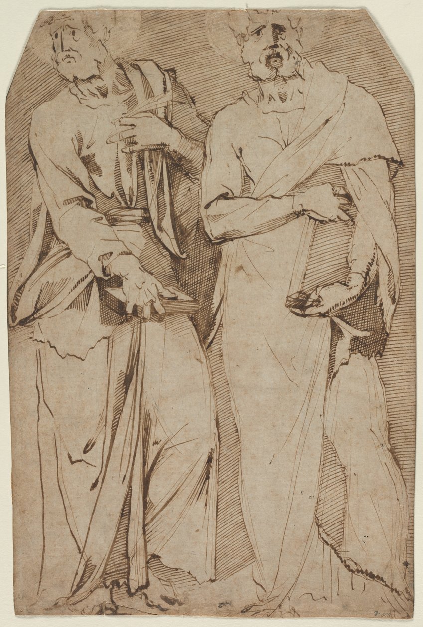 Two Standing Saints by Giovanni Bandini