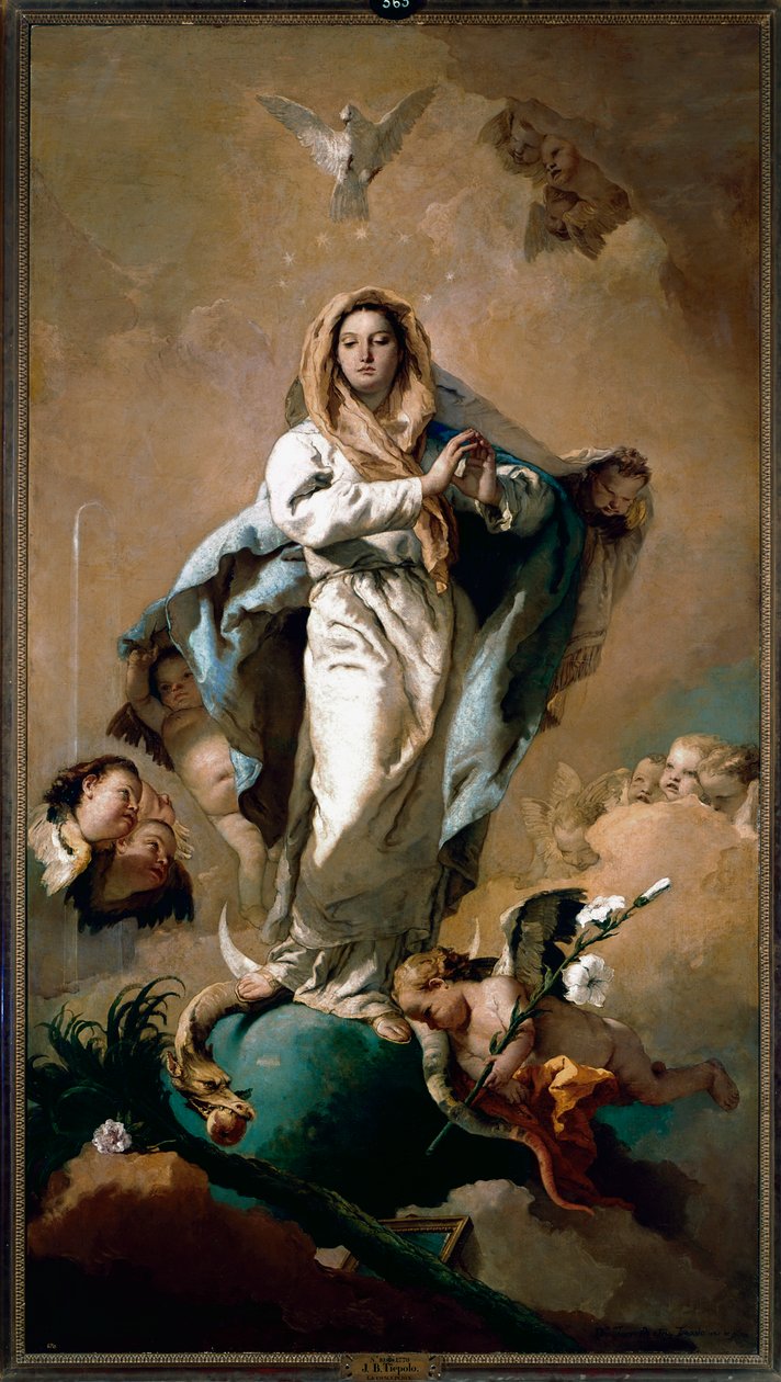 Immaculate Conception by Giovanni Battista Tiepolo