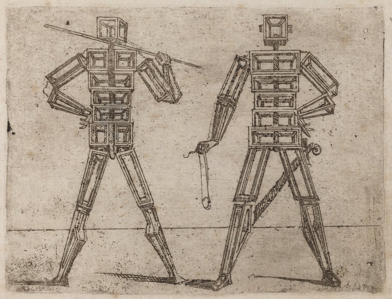 From "Bizzarie di varie Figure" by Giovanni Battista Bracelli