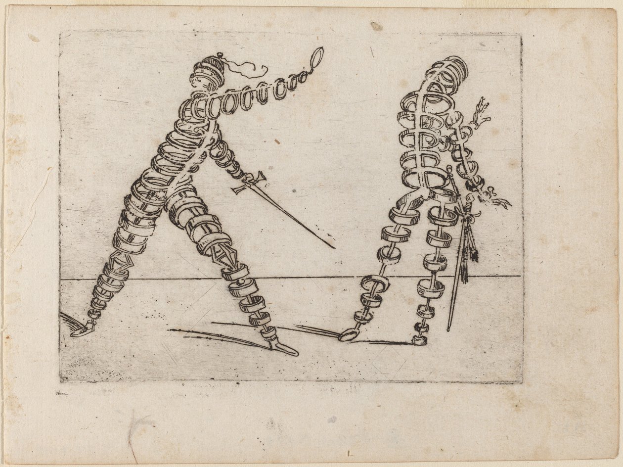 From "Bizzarie di varie Figure" by Giovanni Battista Bracelli