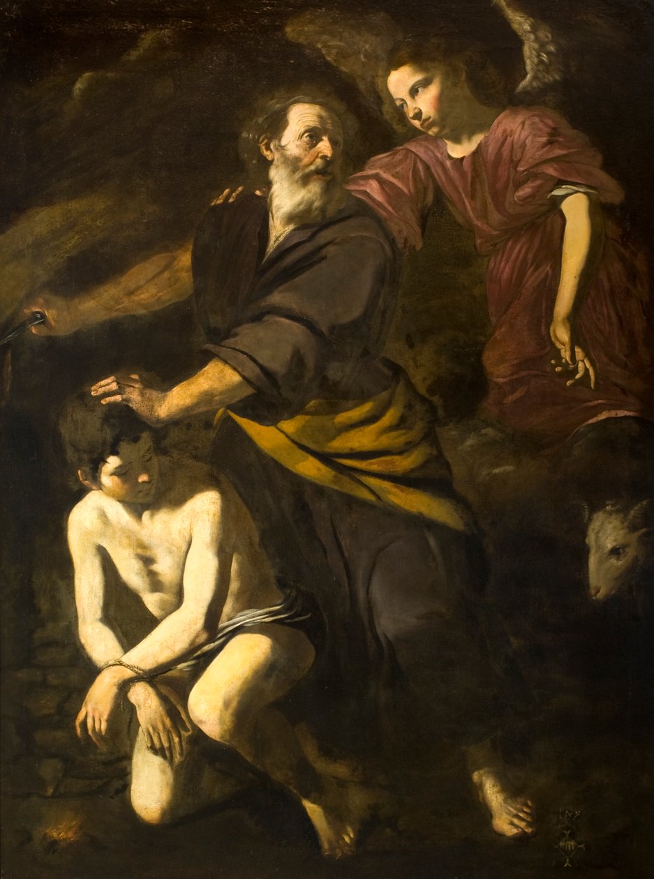 The Sacrifice of Isaac by Giovanni Battista Caracciolo