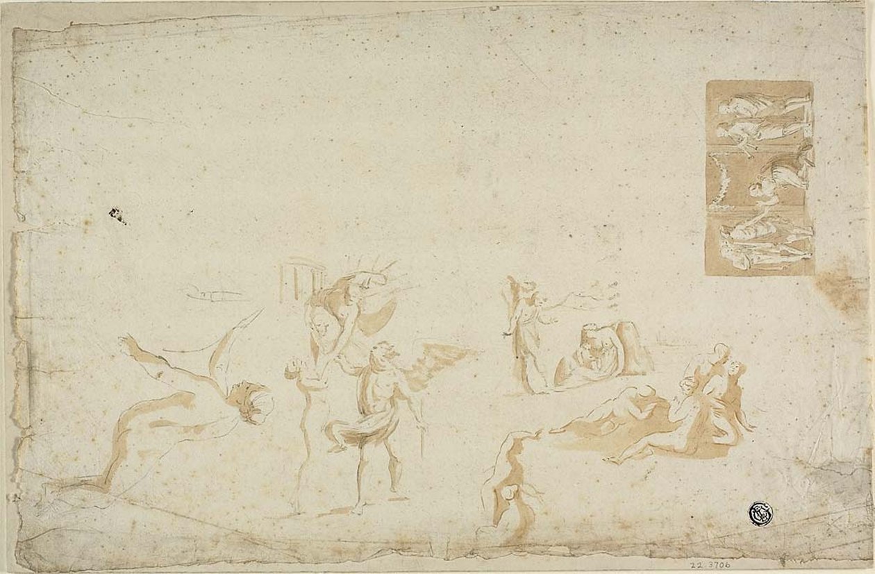 Sketches of Mythological Subjects by Giovanni Battista Cipriani