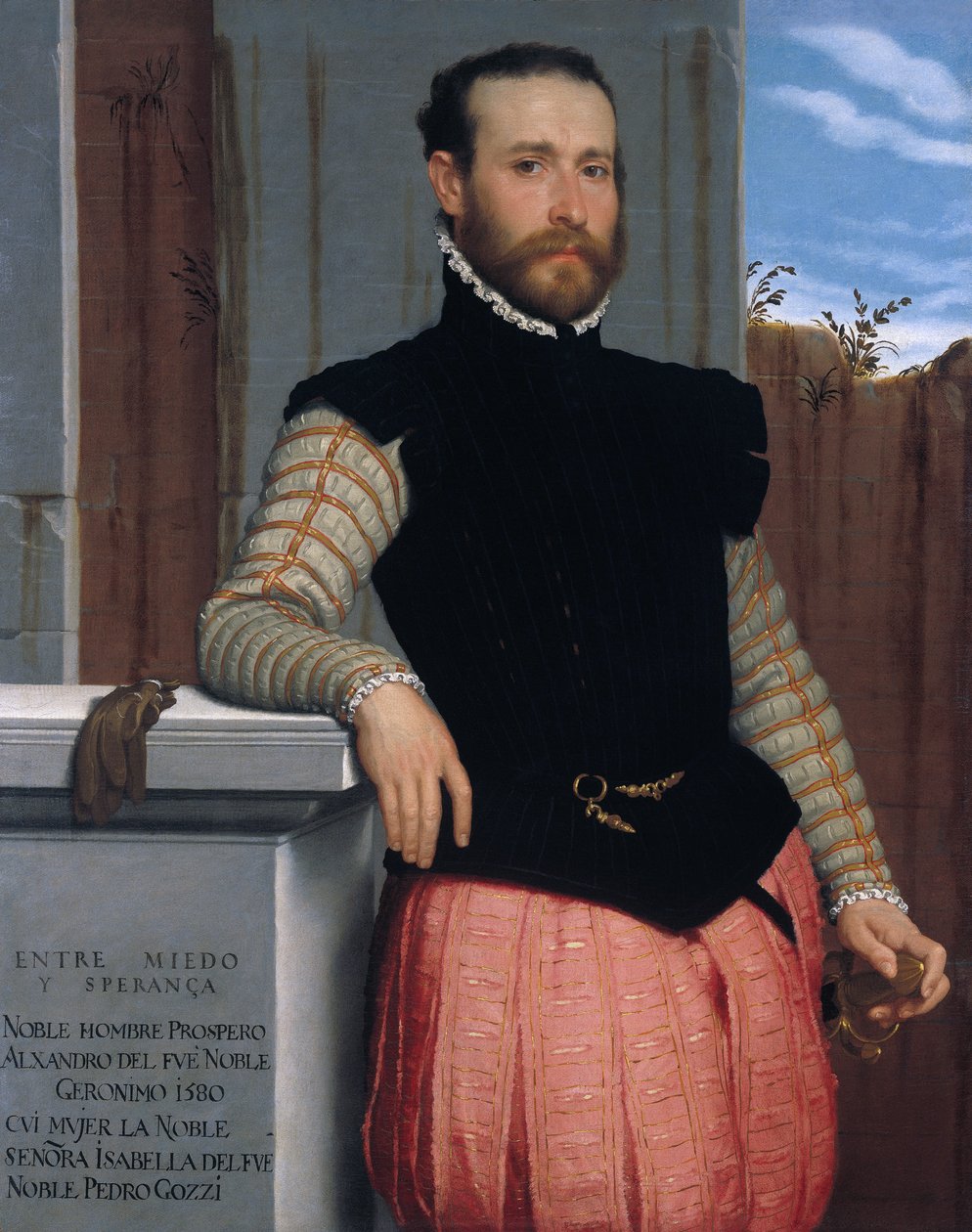 Portrait of Prospero Alessandri by Giovanni Battista Moroni