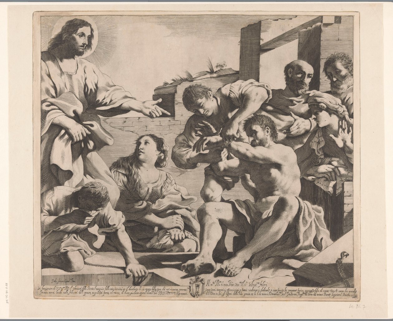 The Raising of Lazarus by Giovanni Battista Pasqualini