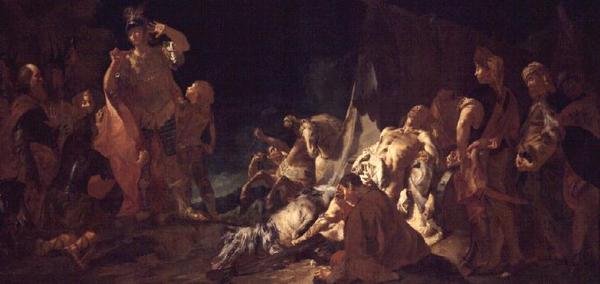 The Death of Darius by Giovanni Battista Piazzetta