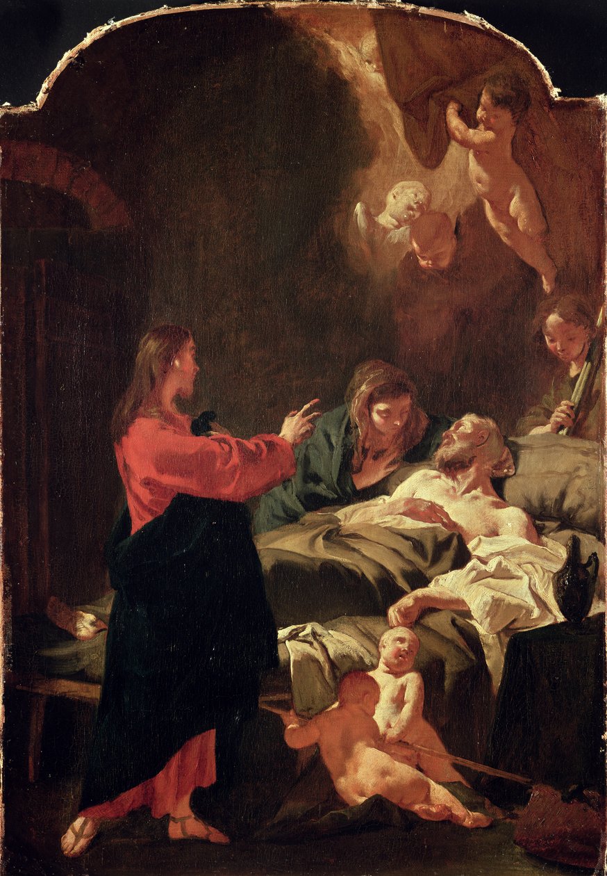The Death of St. Joseph by Giovanni Battista Piazzetta