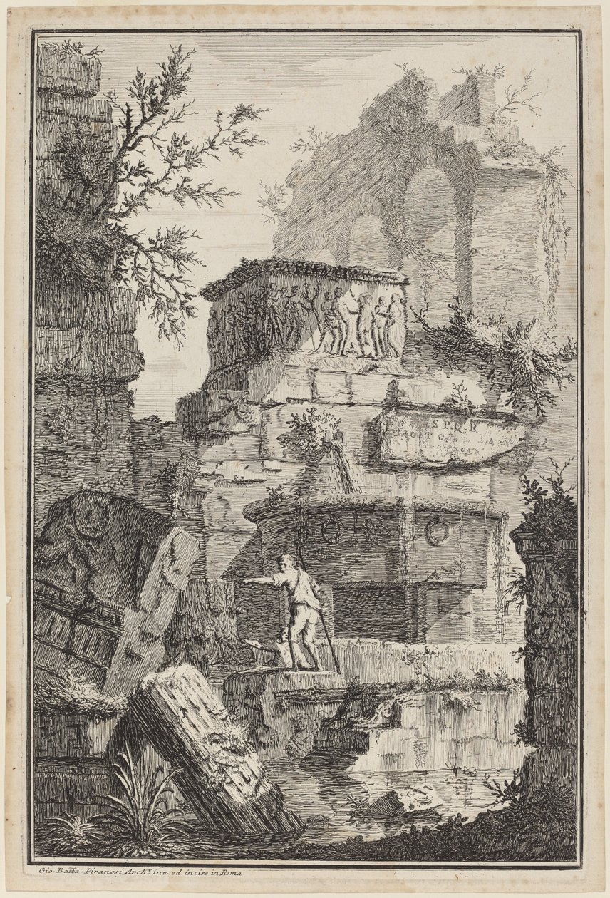Ruins of Ancient Buildings by Giovanni Battista Piranesi