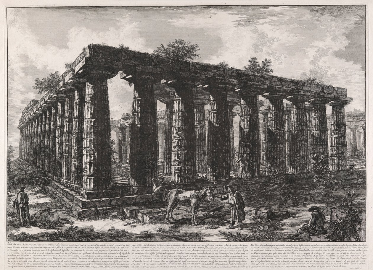 View of the Remains by Giovanni Battista Piranesi