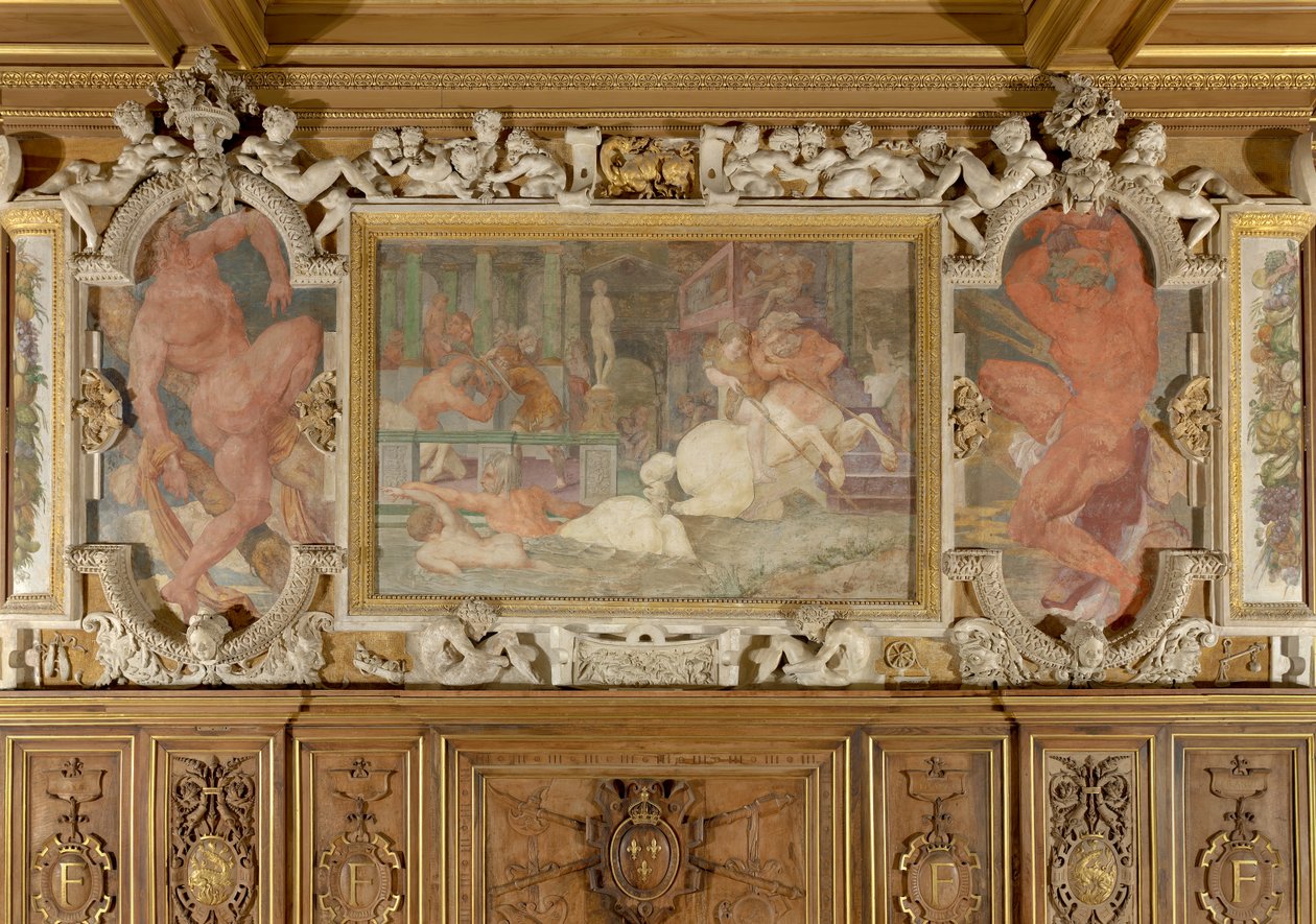 The Gallery of Francois I by Giovanni Battista Rosso Fiorentino