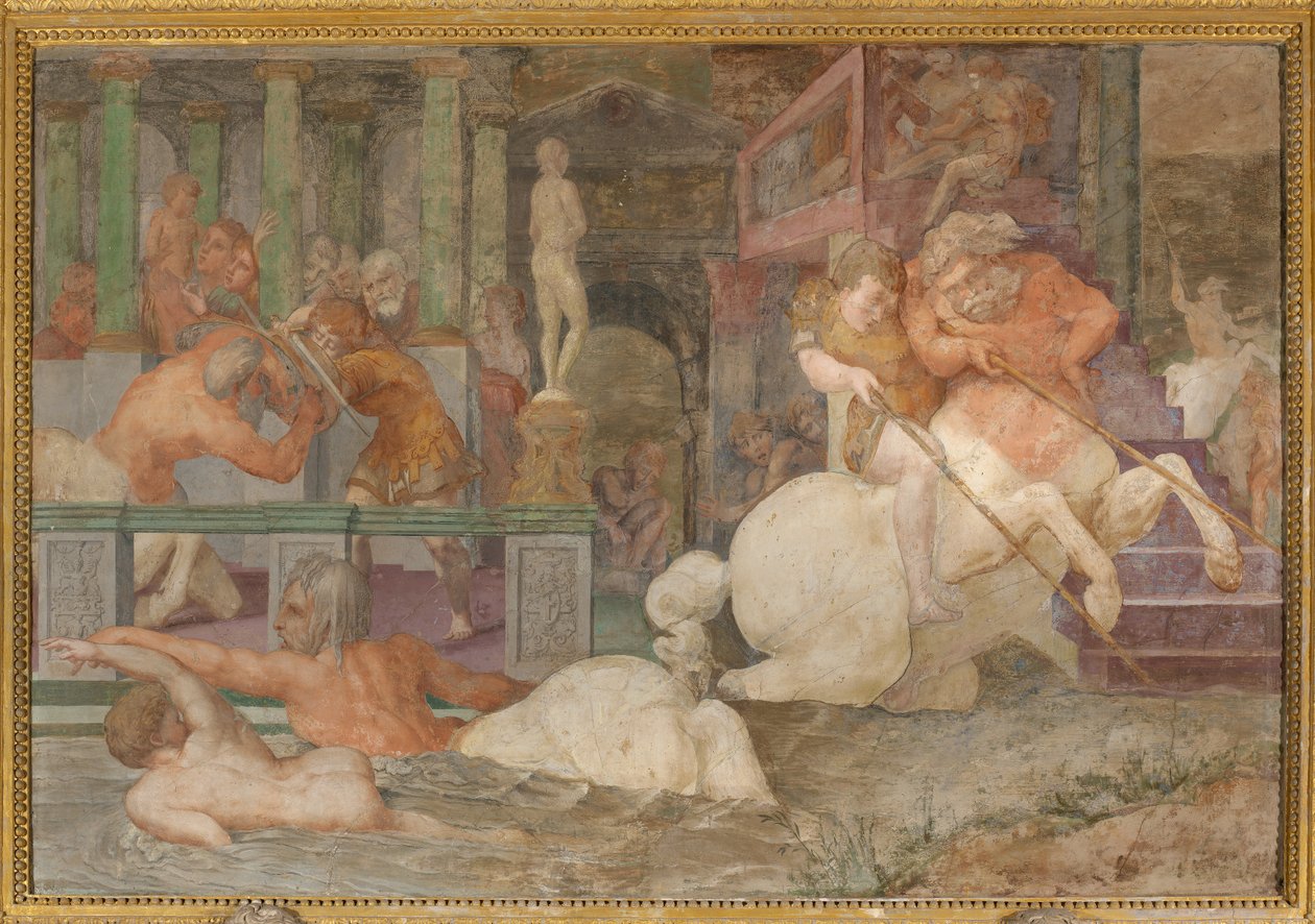 The Education of Achilles by Giovanni Battista Rosso Fiorentino