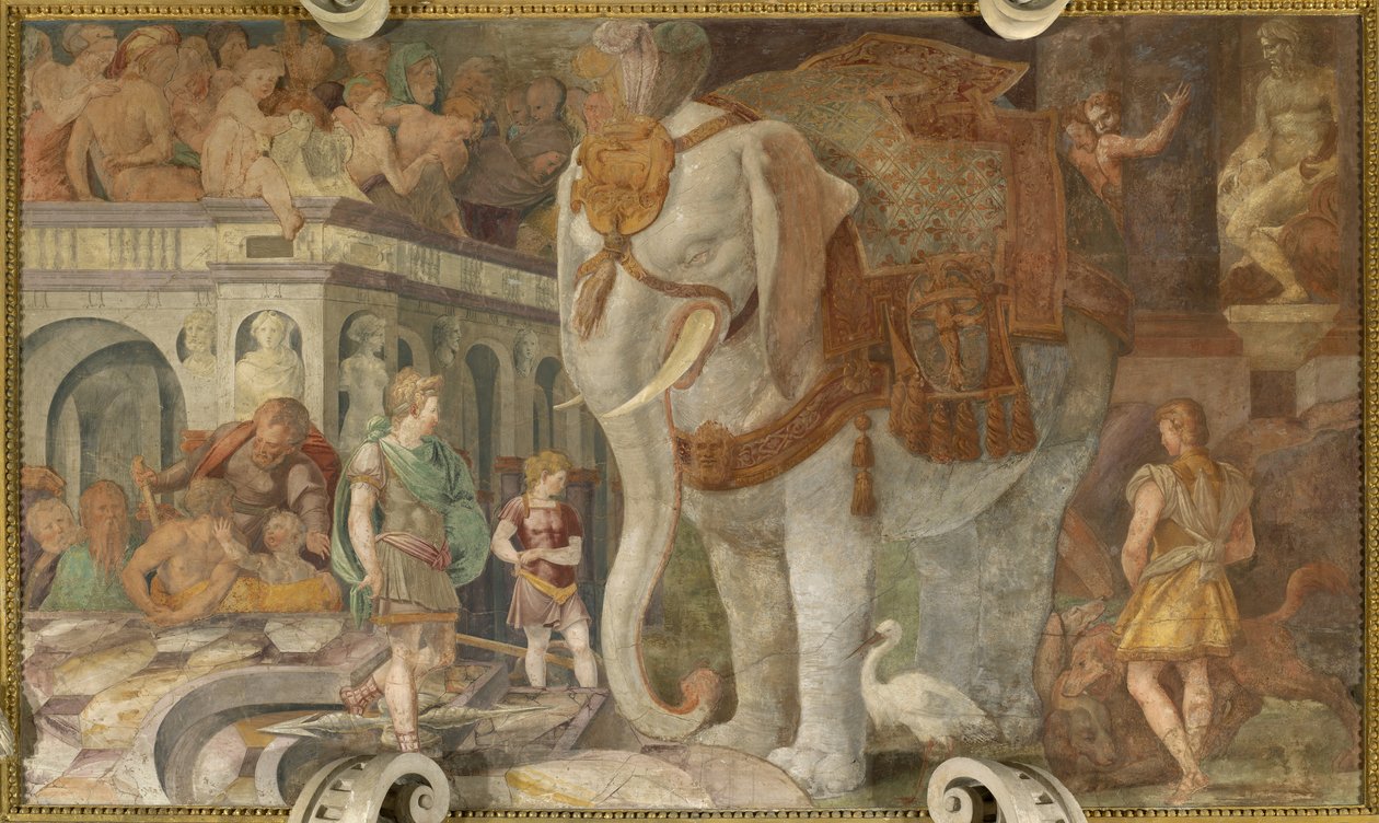 The Royal Elephant by Giovanni Battista Rosso Fiorentino