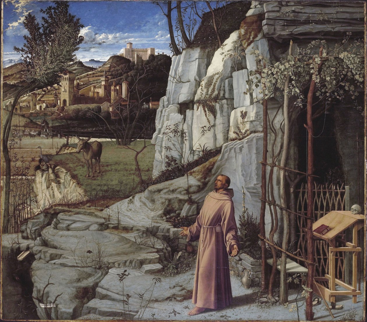 Saint Francis in the Desert by Giovanni Bellini