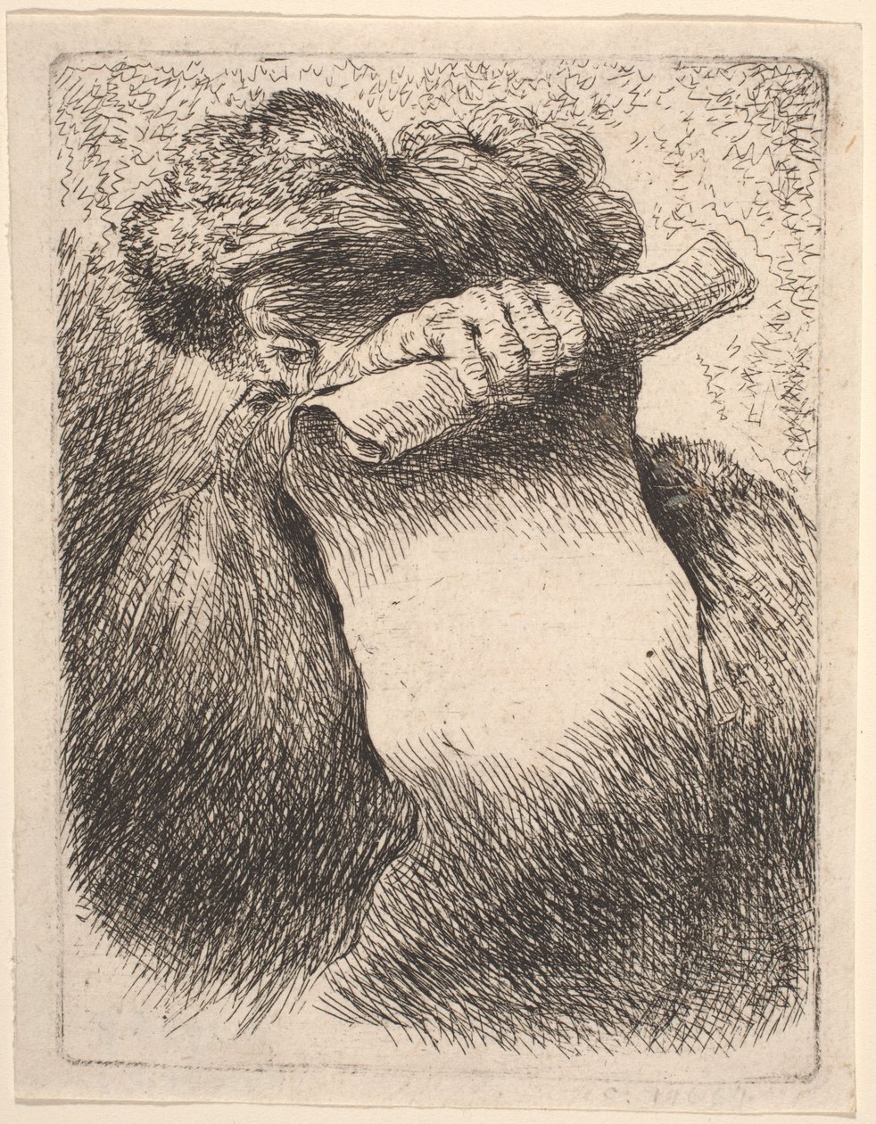 Man with a Scroll by Giovanni Benedetto Castiglione