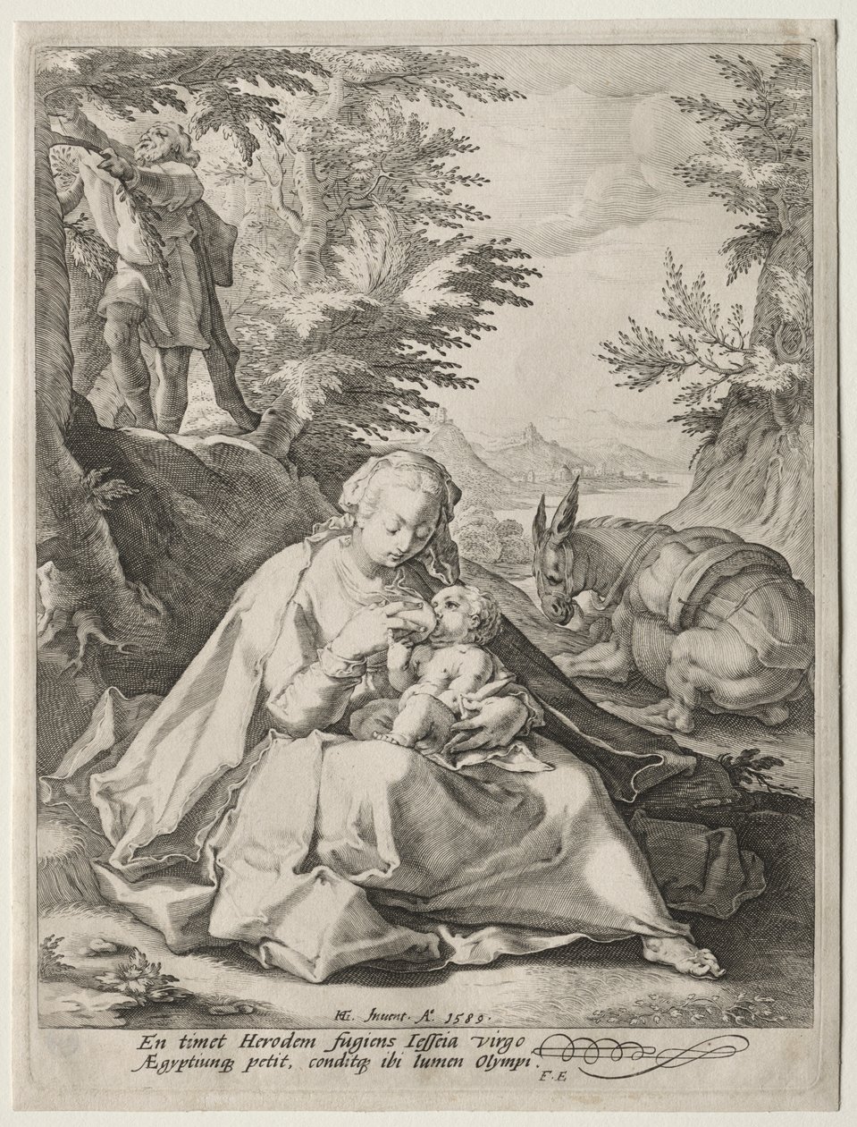 Rest on the Flight into Egypt by Giovanni Benedetto Castiglione