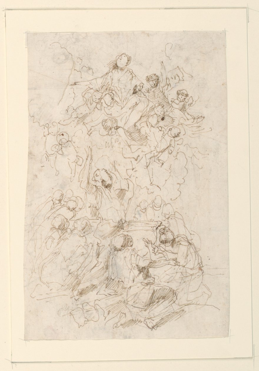 The Assumption by Giovanni Benedetto Castiglione