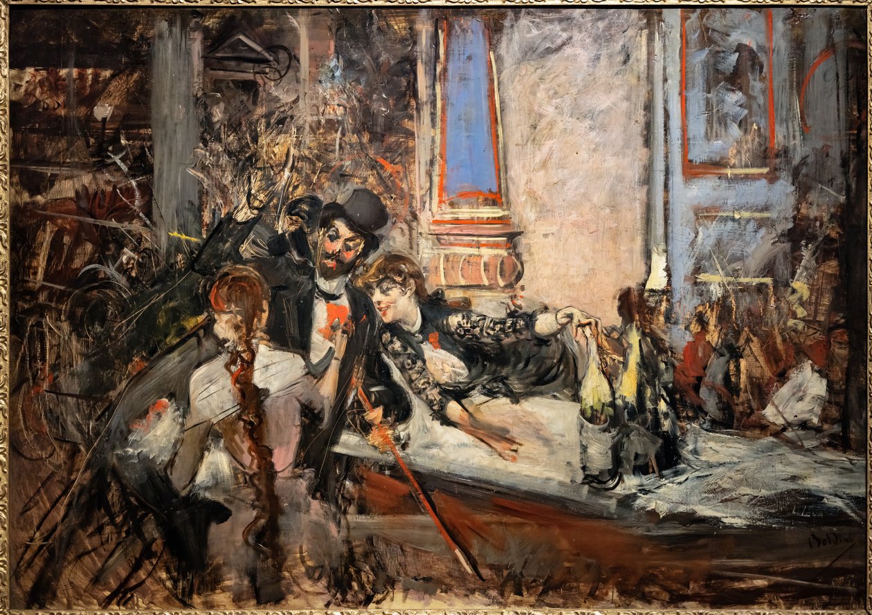 At the Folies Bergère by Giovanni Boldini