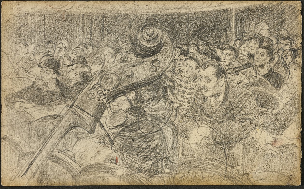 Audience at a Parisian Theatre II by Giovanni Boldini