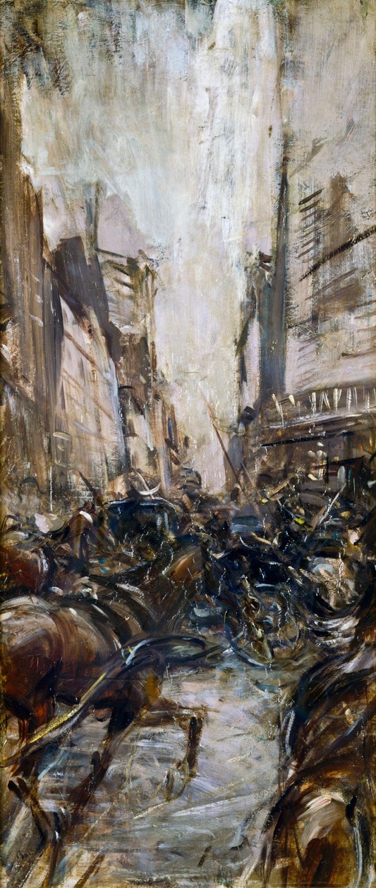 Street in Paris by Giovanni Boldini