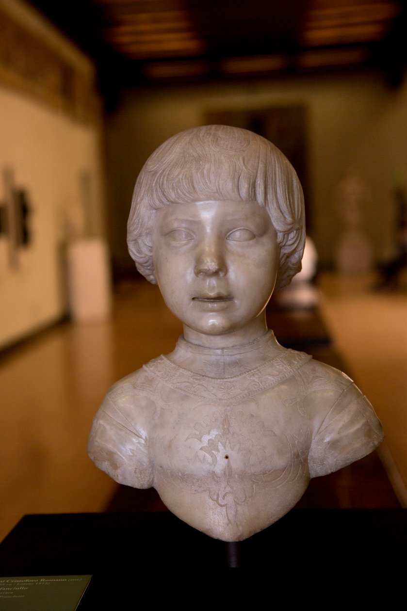 Bust of a child by Giovanni Cristoforo Romano