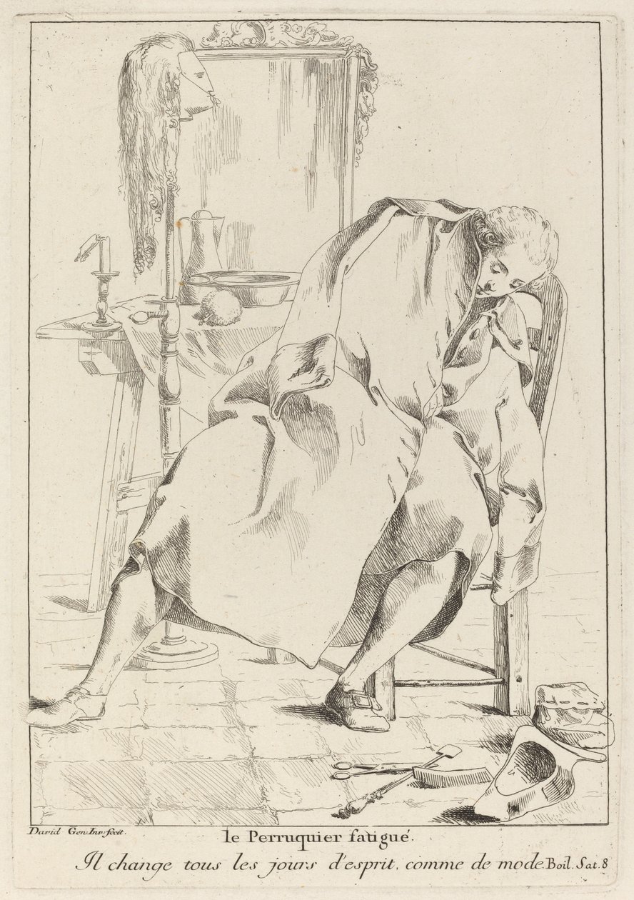 The Tired Wigmaker by Giovanni David