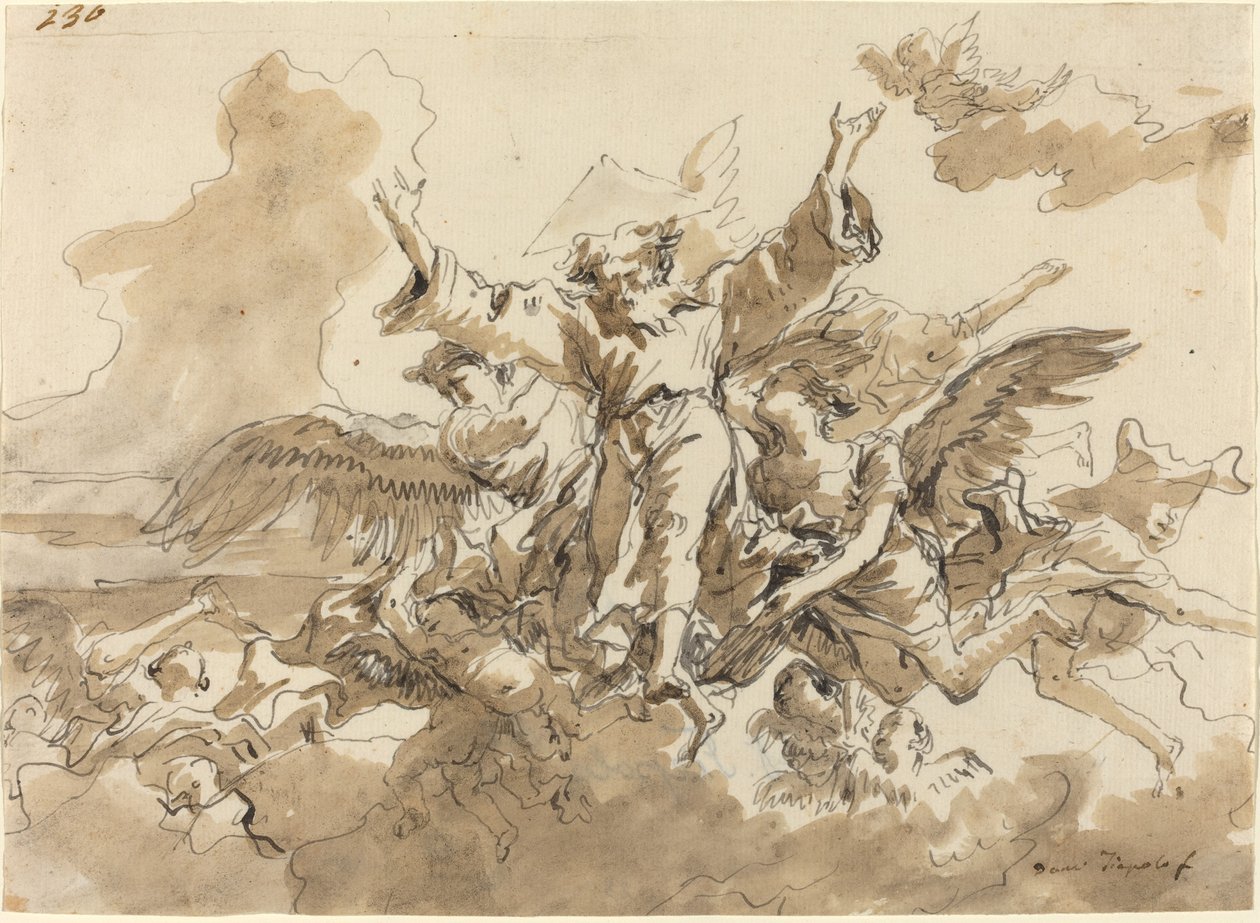 Creation of the Universe by Giovanni Domenico Tiepolo