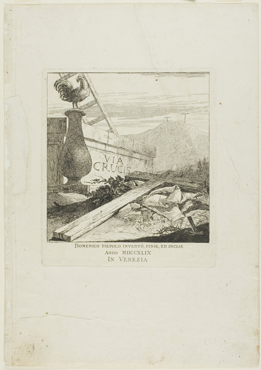 Frontispiece to Stations of the Cross by Giovanni Domenico Tiepolo