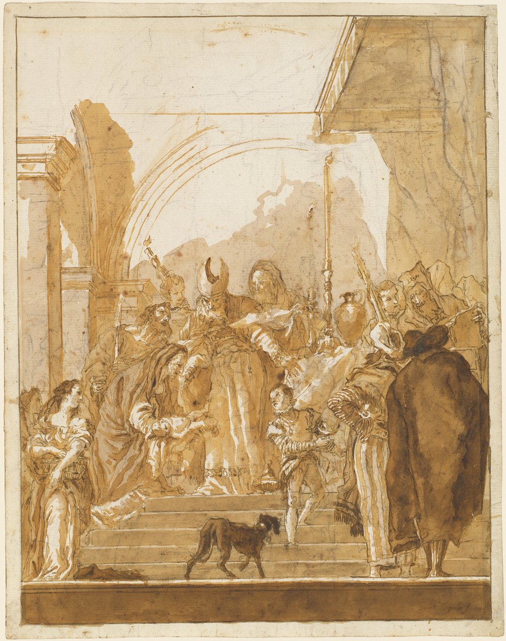 The Presentation in the Temple by Giovanni Domenico Tiepolo