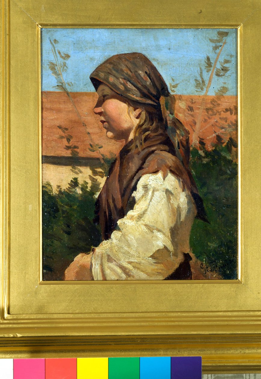 The Woodcutter by Giovanni Fattori