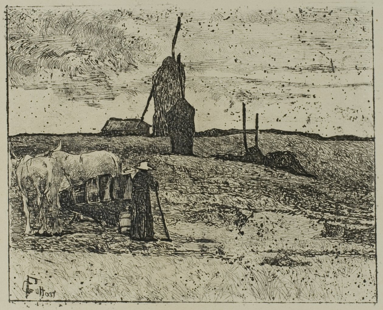 Maremma in Tuscany by Giovanni Fattori