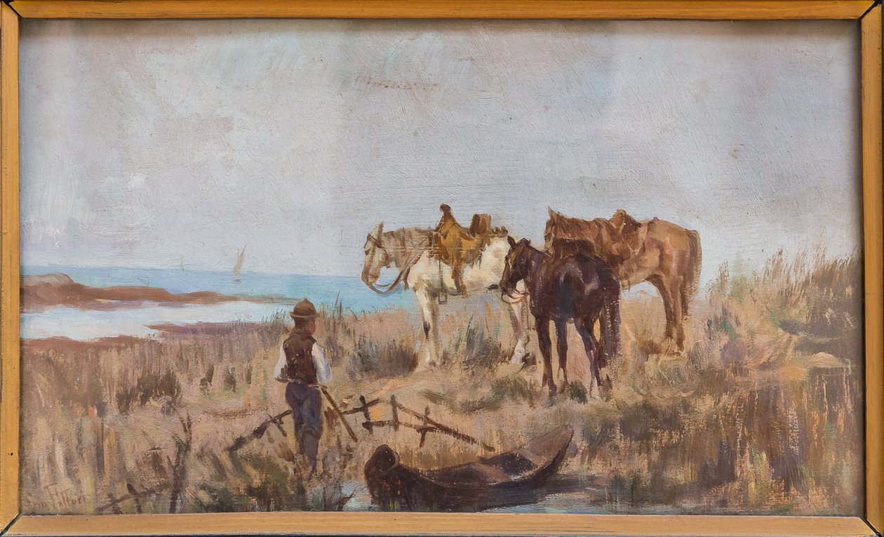 The Waiting by Giovanni Fattori