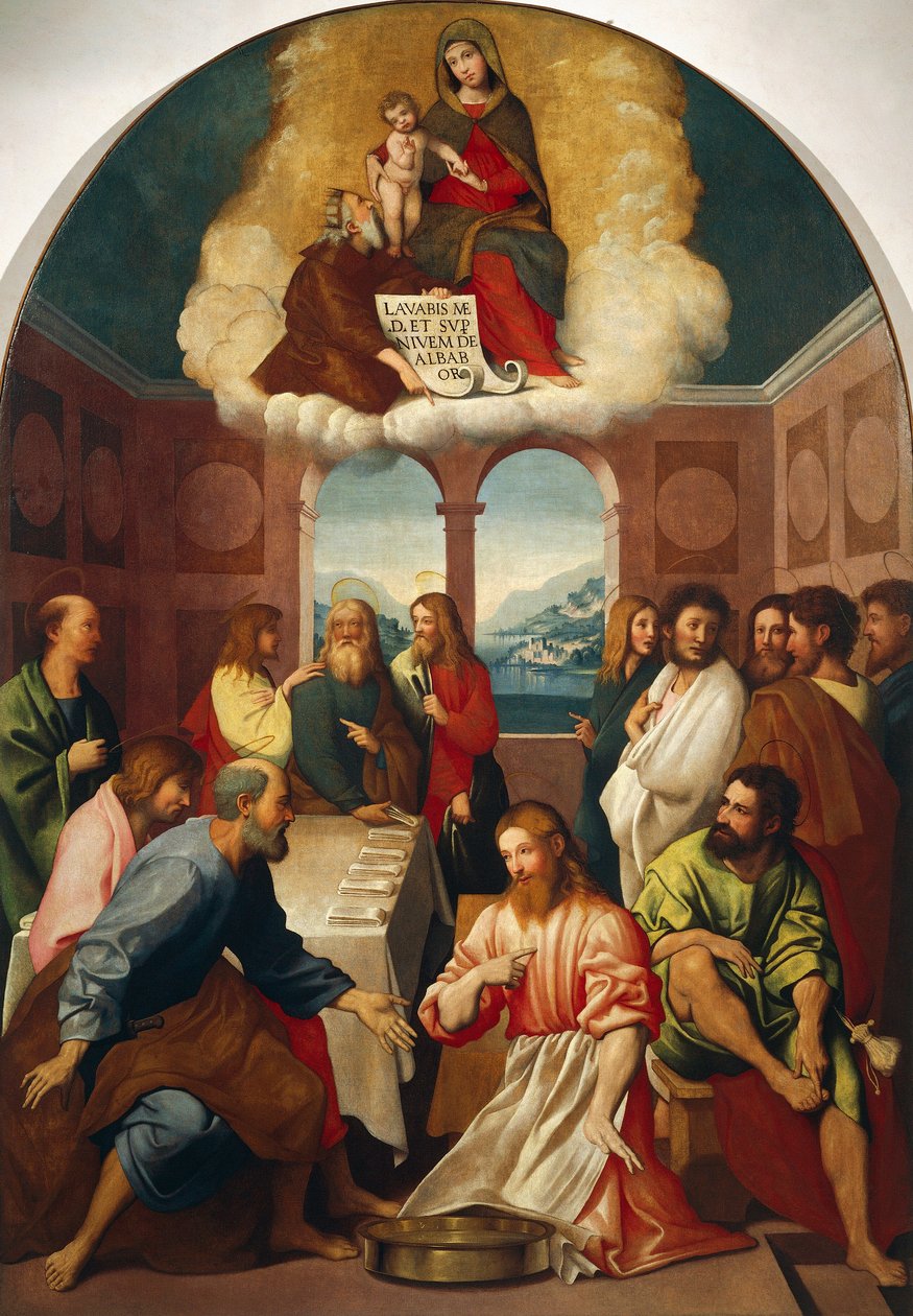 Washing of the Feet by Giovanni Francesco Caroto
