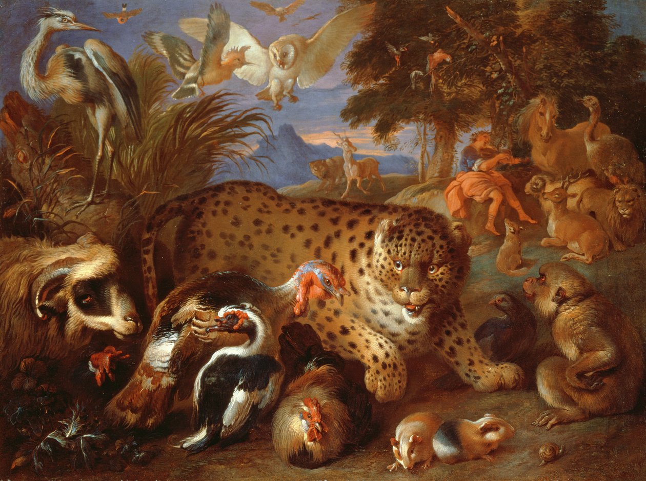 Orpheus Charming the Animals by Giovanni Francesco Castiglione